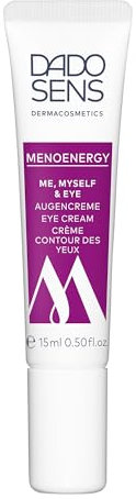 DADO SENS MENOENERGY ME, MYSELF & EYE AUGENCREME – Feuchtigkeitsspendend, Reduziert Augenringe & Falten, Mit Veganem Kollagen & Green Chiretta, Stärkt Kollagenaufbau, Ideal für Wechseljahre, Vegan