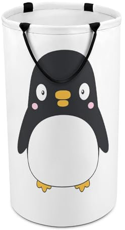 Cmagnifico Wäschekorb Niedlicher Pinguin Wäschekorb Großer Wäschekorb mit Griff