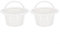 Lot de 2 paniers d'écumoire compatibles avec HydroSkim et Skim Accessoire de piscine hors sol