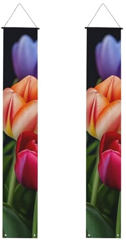 Blumenabschlussdekorationen 2025 Congrats Grad Veranda Banner Haustürschild Abschlussbanner für drinnen und draußen, Wandbanner, Partyzubehör