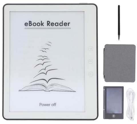 E Lector de Libros, Audiolibro de eReader de Pantalla táctil de 5.76 Pulgadas con lápiz lápiz amigable para Viajar en casa