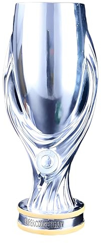 JHRFU Trofeo dei Champions della Super Cup Europa Trofei League Supercup Oggetti da Collezione per Tifosi di Calcio Decorazioni per La Tavola, per Casa, Bar E Ufficio,17.3inch/44cm