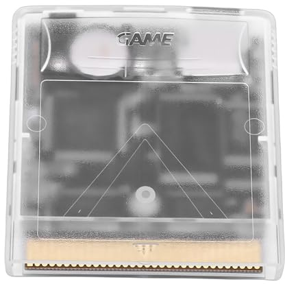 BONKZEBU Spielkassette, Integrierte 8-GB-Speicherkarte mit USB-Dateiübertragung und Tastenanpassung, für Gameboy Color Gameboy Advance SP GB Pocket Super 1/2 (Transparentes Weiß)