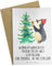 Mr. & Mrs. Panda Grußkarte Pinguin Weihnachtsbaum - Geschenk, Winter, Glückwunschkarte, Nikolaus, Geburtstagskarte, Wintermotiv, Ansichtskarten,