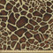 ABAKUHAUS Sambia Gewebe als Meterware, Giraffe-Haut-Muster, Schön Gewebten Stoff für Polster und Wohnaccessoires, 1M (148x100cm), Hellgelb Redwood