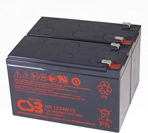 CSB-SCD33 - Batería Compatible para APC RBC33 Plug & Play APC Back-UPS RS - BR1500I APC Smart-UPS - SC1000I