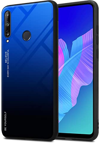 Cadorabo Hülle kompatibel mit Huawei P40 LITE E Schutzhülle TPU Silikon Case Glas Slim Kratzfest Weiche Gummi mit Rundumschutz Case Hülle für Huawei P40 LITE E in Schwarz