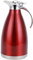 Pichet isotherme, pichet isotherme 2L en acier inoxydable, bouilloire thermique, théière domestique, cruche isolée à double paroi avec poignée en alliage de zinc(2L-Tête ronde)