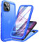 Cozycase für iPhone 12 Mini wasserdichte Hülle - 360 Grad Komplettschutz Outdoor Panzerhülle/Schutzhülle/Bumper【IP68 Waterproof】 Staubdicht Unterwasser Wasserfest Handyhülle mit Kameraschutz - Blau