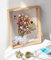 JOSON 2 Packungen Holz-Bilderrahmen, getrocknete Blumen, Display-Ständer, dekorativer schwimmender Bilderrahmen (Holzfarbe, 10 x 15 cm)