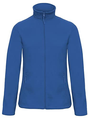 Niscioma Felpa Zip Intera Donna - Maglia Tuta Felpata Invernale Maglie Senza Cappuccio Tinta Unita, Felpe da Lavoro Micropile Poliestere, Modello Basic Lady