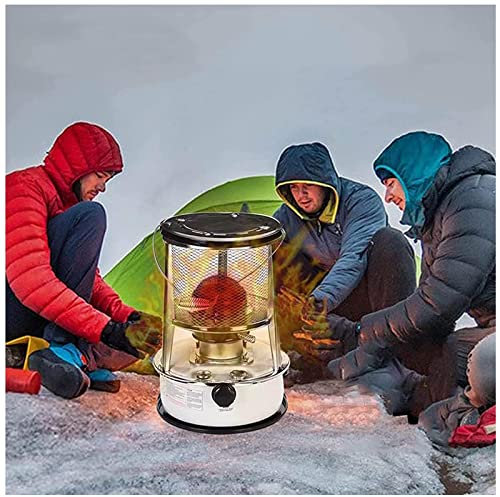 Campingkocher Outdoor Kerosin Heizung Notwärme 9000 BTU Ölheizung Brenner für den Winter, 6L Weiß Terrassenzelt Heizung Weihnachtsfeier Heizung Kochen Essen