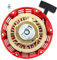 MCHNIC Motor de arranque de cable para Eberth 6,5 CV 4,8 kW, 2200, 3000 Motor de gasolina Fullex FG-8500X Generador de lanzamiento y tornillo