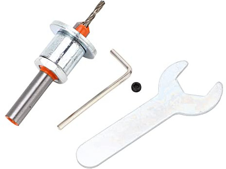 Broca Avellanadora Con Tope De Profundidad Ajustable, Kit De Broca Cónica De Acero De Aleación De 2,8 X 8 Mm Taladros De Plomo De Vástago Redondo De 8 Mm Para Carpintería