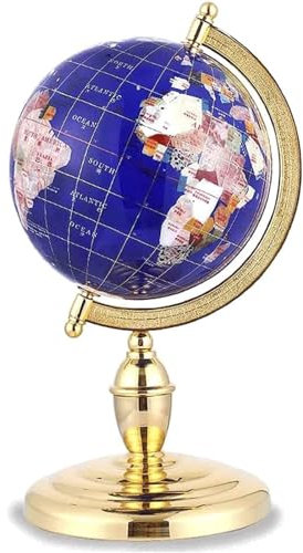 Metallständer-Globus, 360° drehbarer Weltglobus, pädagogischer geografischer Globus, Desktop-Dekoration, Erdkugel