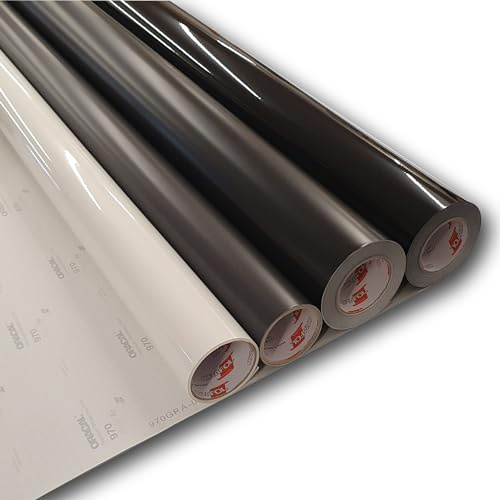 26,97€/qm Oracal 970 RA Autofolie Carwrapping Folie Luftkanäle Blasenfrei Möbelfolie Professionell Lackschutzfolie Orafol (070 Schwarz Glanz, 152cm x 200cm)