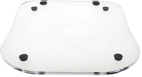 vhbw Tavola di scorrimento compatibile con Kenwood Prospero+ KHC29.P0RD robot da cucina - vetro acrilico, 34,2 x 29 cm