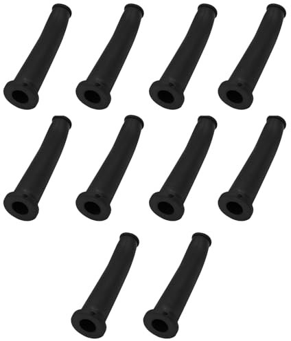 10PCS Protecteur de botte de cordon de décharge de traction en caoutchouc, manchon de câble d'alimentation en caoutchouc, couvertures de botte de meuleuse, manchon de câble en caoutchouc 67 * 8mm