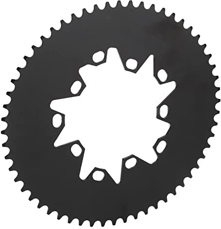 Tbest Plato Ovalado para Bicicleta, Plato de Disco Ovalado de Aleación de Aluminio para Bicicletas Plegables de Carretera, 58T, 110, 130Mm, Bcd, Platos para Deportes Al Aire