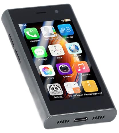 ASHATA Mini Smartphone 4G, 9.0, Pantalla Táctil de 3.0 Pulgadas, Dual SIM, 2GB RAM 16GB ROM, Cámara de 5.0MP, Cámara Frontal de 2.0MP, Batería de 1950mAh, 4.0, Desbloqueado, para Uso