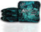 Killshots Cornhole 357 Series Limited Edition, ACL Pro zertifizierte Cornhole Taschen, Premium-Qualität, Dual-Speed, langlebig und wetterbeständig, Set mit 4 Taschen (Skull Teal)