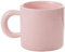 FTOQWZXV Tasse à café en céramique avec poignée - Tasse créative en céramique pour petit déjeuner - Rose A