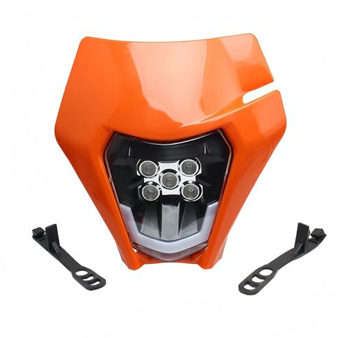 Motorrad Scheinwerfer Universal LED Scheinwerfer Dekorative Scheinwerfer für Dirt Bike Motorrad Motocross Superbike Beleuchtung für EXC250 SX250 SXF250 EXC450 SX350 SXF450 EXC525 640LC4