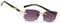 MEGAVOW Rahmenlose Rechteck Sonnenbrille, Brillenband, Vintage Retro Brillen für Damen Herren, Diamantschliff Gläsern, Gafas de sol mit Getönten, Klassische, Quadratische