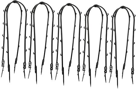 ANDRESLAD 10pcs Plastic Climbing Plant Racks for Potted Plants Medium Garden Arch Support Height 43mm for Rose and Clematis