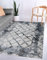 5k home decor Teppich Piero – Moderner Kurzflor-Teppich in Grau oder Beige modern und pflegeleicht - ideal für Wohnzimmer Schlafzimmer (06128B SZARY, 160x220 cm)