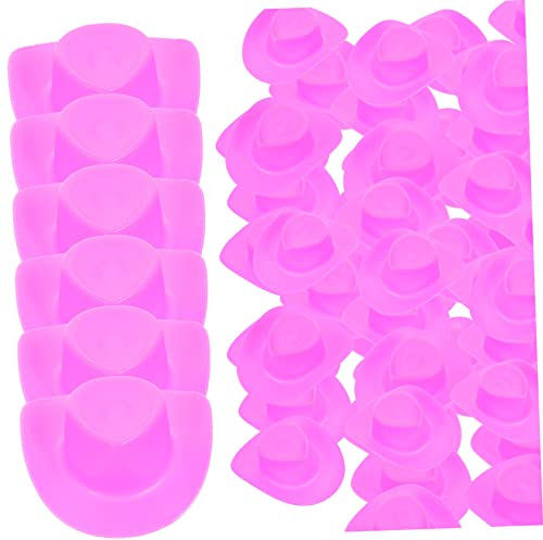 HEMOTON 30stücke Miniatur Puppen Hut DIY Ornament Kleiner Hut Foto Prop Partydekorationen Kleine Hüte Basteln Puppenhut Musterhut