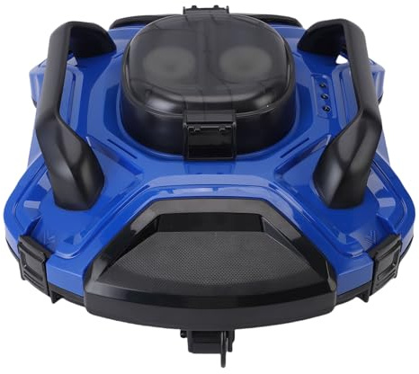 Asixxsix Nettoyeur de Piscine robotique sans Fil, 30W IPX8 à l'épreuve de l'eau Parking Piscine Aspirateur, 5000mAh Rechargeable Suction puissante Nettoyeur Automatique (Prise UE)