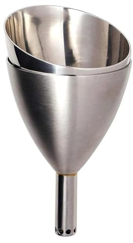 Wine Aerator Shower Funnel With Sediment Strainer, Stainless Steel