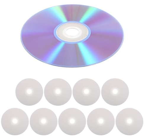 Abaodam Lot de 10 Disques CD-RW Vierges Réinscriptibles 700 Mo Haute Capacité Supports Audio et Vidéo Compatibles Graveurs PC Stockage Fiable pour Musique Enregistrements Téléphoniques