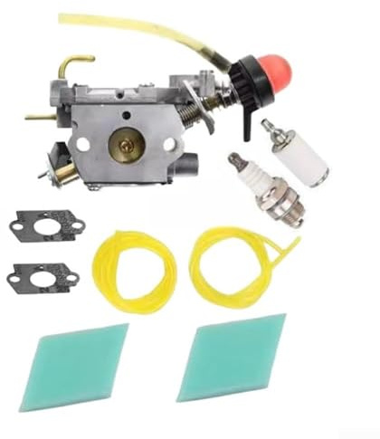 Kit d'outils de réglage de carburateur 9 pièces pour Poulan FX26SCE SST25CE W25C – Tournevis Pac Man double D pour carburateur Tune Up Souffleur de feuilles Tondeuse