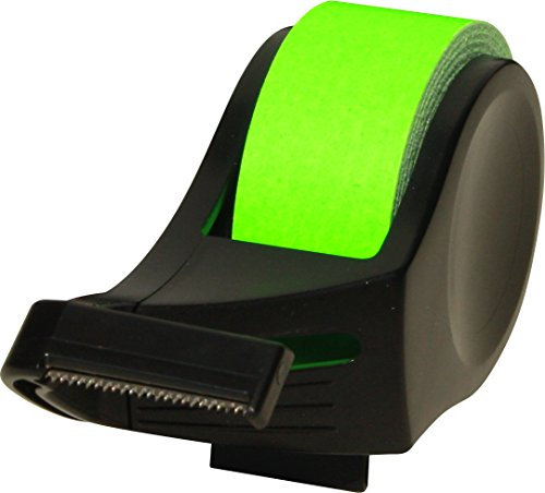 RNKVERLAG CT1884 - Haftnotiz Rolle im Abroller, 19 mm x 10 m, neongrün, 1 Stück