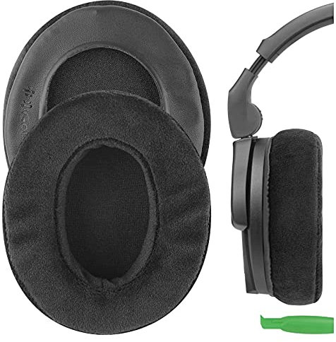 Geekria cuscinetti di ricambio in memory foam per cuffie Senheiser PC 350, HD 280 Pro, HD580, Urbanite XL e altre cuffie medio-grandi, di velluto nero