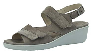 Semler Sandales Ramona à lanières pour femme, Beige Panna., 43 1/3 EU