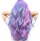 STfantasy Parrucca Donna Lungo Ondulato Arcobaleno Moda Carneval Parrucche Women ogni giorno Cosplay Costume Party