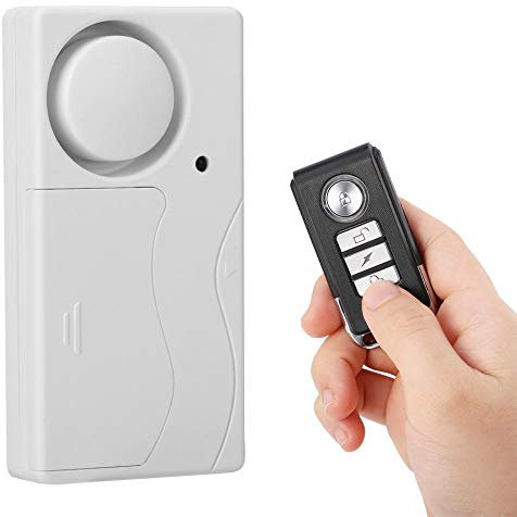 ASHATA Fensteralarm Türalarm,Home Alarm System Alarmanlage mit 1 Fenster Tür Sensor und 1 Fernbedienung,Drahtlose Hausalarm Einbruchsschutz Home-Security Diebstahlalarm Alarmanlage Sicherheitstechnik