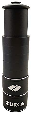 ZUKKA Bike Fork Stem Extender Bicycle Handlebar Stem Riser Adjustable Bike Stem Riser Aluminium Alloy Head Up adapter1-1/8 inches Bike Neck Extender