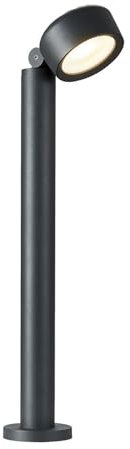 SLV LED Außenleuchte ESKINA 100 | Design Außen-Standleuchte, | Outdoor LED Wege-Leuchte, Pollerleuchte, Weg-Beleuchtung, Garten-Lampe, Gartenbeleuchtung | CCT Switch (3000K/4000K), 1000 lm, 14,5W