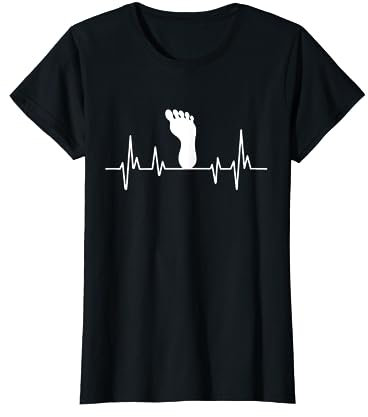 Fußpflege Pediküre Podologie Herzschlag T-Shirt