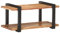 vidaXL Akazienholz Massiv TV Schrank Industriestil Lowboard TV Möbel Tisch Sideboard Fernsehtisch Fernsehschrank HiFi-Schrank 90x40x40cm