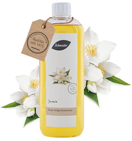 Saunabedarf Schneider - Aufgusskonzentrat Jasmin - sinnlich-süßer Saunaaufguss - 250ml Inhalt