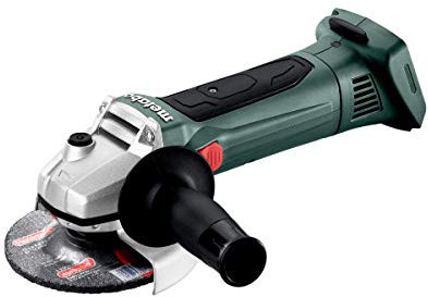 Metabo Akku-Winkelschleifer W 18 LTX 125 (600165840) 18V (ohne Akkupack, ohne Ladegerät); metaBOX 165 L, Scheiben-Ø: 125 mm, Leerlaufdrehzahl: 8000 /min, Dunkelgrün, Schwarz, Silber