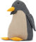 mojoliving Türstopper Tier Deko Pinguin Kira | Türsack mit 27 cm Höhe | Als Türstopper Boden Sack Fensterstopper Zugluftstopper Tier | Schwer und Stabil für Tür Fenster