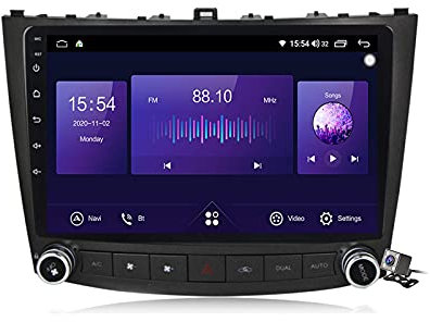 CIVDW Android 10 Car Radio for Lexus IS250 XE20 2005-2013 Car Stereo GPS Navigation 10.1 Inch Touch Display Support 5G WiFi Bluetooth Steering Wheel Control/FM RDS DSP/Carplay