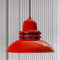 bamyum Küchenlampe Hängend, Hängelampe Industrial aus Metall Ø41 cm, Küchenlampe Vintage, Hängelampe Esstisch E27, Pendelleuchte Rot, Wohnzimmerlampe Hängend Vintage, Pendelleuchte Esstisch
