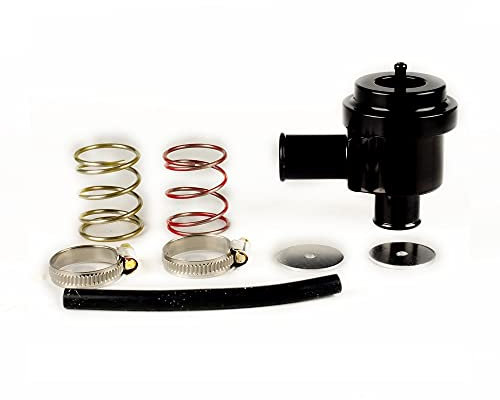 BANGHA Turbo Blow Off Valve 20V 1.8T 25mm Schwarz Aluminium Rückschlagventil für VW GOLF, BORA, PASSAT, GTI